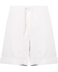 Marané - Drawstring-Waist Linen Shorts - Lyst