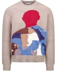 Kidsuper - Reverse Intarsia-Knit Jumper - Lyst
