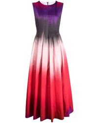 Philosophy Di Lorenzo Serafini - Sleeveless Rear-fastening Pleated Dress - Lyst