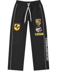 Godspeed - Drawstring Graphic Track Pants - Lyst