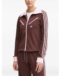 adidas - Sweat Zippé À Rayures - Lyst