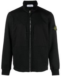 Stone Island - Compass-badge Funnel-neck Jacket - Lyst