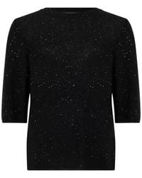 Fabiana Filippi - Sequin-Embellished Fine-Knit Sweater - Lyst