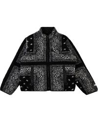 Supreme - Reversible Bandana Fleece Jacket - Lyst
