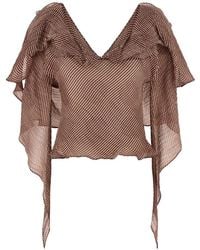Kiko Kostadinov - Plexus Crinkled Blouse - Lyst