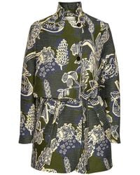 Henrik Vibskov - Wheel Jacquard-Woven Belted Jacket - Lyst