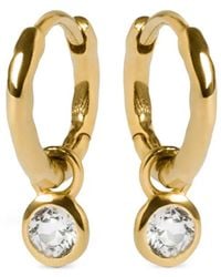 Monica Vinader - Mini Huggies Ohrringe - Lyst