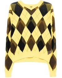MASU - Pullover mit Argyle-Muster - Lyst