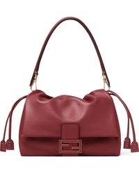 Fendi - Medium Mamma Baguette Ff-Buckle Tote Bag - Lyst