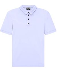 Giorgio Armani - Short-Sleeve Cashmere Polo Shirt - Lyst