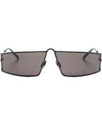 Saint Laurent - Sl 606 Rectangle-Frame Sunglasses - Lyst