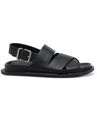 Vic Matié - Travel Low Buckle-Fastening Sandals - Lyst
