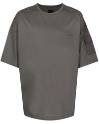 Juun.J - T-shirt en coton à logo brodé - Lyst