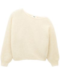 Ba&sh - Suela Off-Shoulder Ribbed-Knit Sweater - Lyst