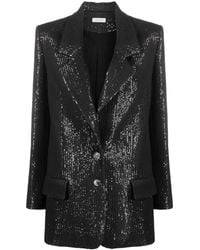 The Mannei - Sequin-Embellished Sequinned Blazer - Lyst