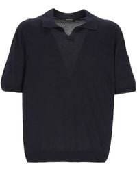 Gran Sasso - Polo-Collar T-Shirt - Lyst