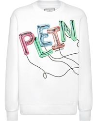 Philipp Plein - Balloon Logo-print Cotton Sweatshirt - Lyst