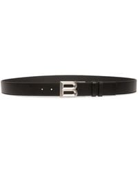 Bally - Logo-Buckle Leather Belt - Lyst