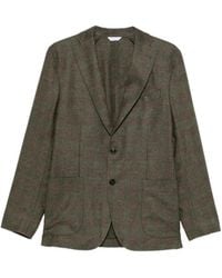Boglioli - Check-Pattern Notched-Lapel Jacket - Lyst