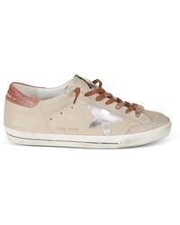 Golden Goose - 'Super Star' Leather Upper And Tongue Suede Penstar Lamin - Lyst