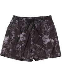 Stockholm Surfboard Club - Embroidered Swim Shorts - Lyst