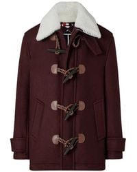 Thom Browne - Double Face Melton Wide Shoulder Shell Coat - Lyst