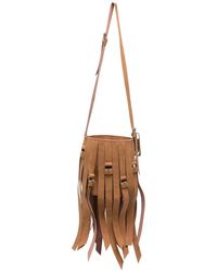 La Milanesa - Sally Buckle-Detail Bucket Bag - Lyst