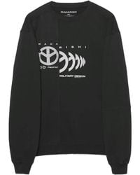 Maharishi - Maha Logo-Print Panelled Sweater - Lyst