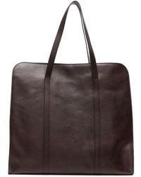 The Row - Ben Leather Tote Bag - Lyst