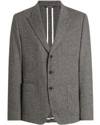 Dolce & Gabbana - Single-Breasted Herringbone Blazer - Lyst
