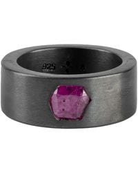 Parts Of 4 - Oxidised Sistema Ruby Ring - Lyst