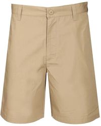 Carhartt - Calder Logo-Patch Shorts - Lyst