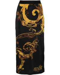 Versace - Jupe taille-haute à imprimé baroque - Lyst