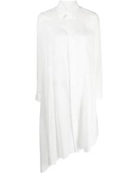 Yohji Yamamoto - Draped-Detail Asymmetric Dress - Lyst