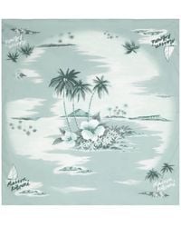 Maison Kitsuné - Sciarpa Con Stampa - Lyst