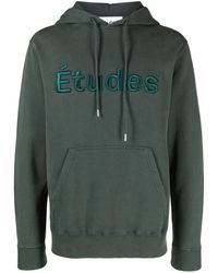 Etudes Studio - Klein Logo-embroidered Hoodie - Lyst