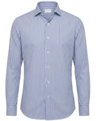Xacus - Striped Long-Sleeve Shirt - Lyst