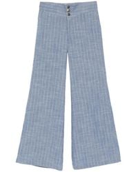 BLAKLACE - Button Checked Trousers - Lyst