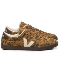 Veja - Panenka Animal-Print Logo-Patch Sneakers - Lyst