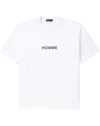 Comme des Garçons - Camiseta con logo estampado - Lyst