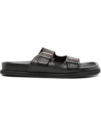 Paul Smith - Logo-Stripes Buckle-Strap Sandals - Lyst