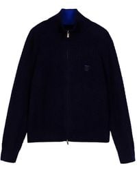 CROQUIS - Cable-Knit Zip-Up Cardigan - Lyst