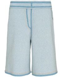 3.1 Phillip Lim - Denim-Print Shorts - Lyst
