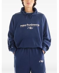 New Balance - Trackside French-Terry Hoodie - Lyst