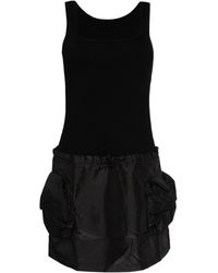 JNBY - Contrasting-fabrics Sleeveless Minidress - Lyst