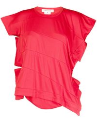 Comme des Garçons - Asymmetric Panelled T-shirt - Lyst