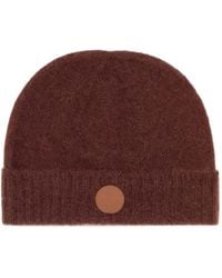 Vivienne Westwood - Fluffy Logo-Patch Beanie Hat - Lyst