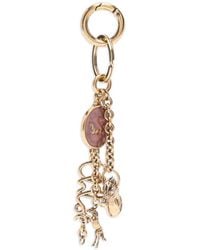 Chloé - Chain-Detial Horse Keyring - Lyst