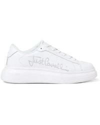 Just Cavalli - Logo-Lettering Sneakers - Lyst