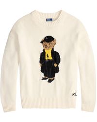 Polo Ralph Lauren - Polo Bear-Embroidered Crew-Neck Sweater - Lyst